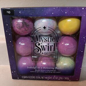 Mystic Swirl Bath Fizzers Box of 9 Assorted NEW!
